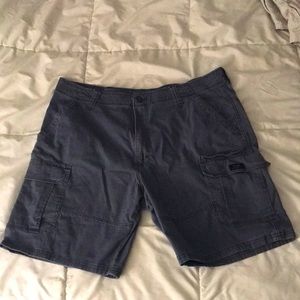 Dark Gray Wrangler Cargo Shorts